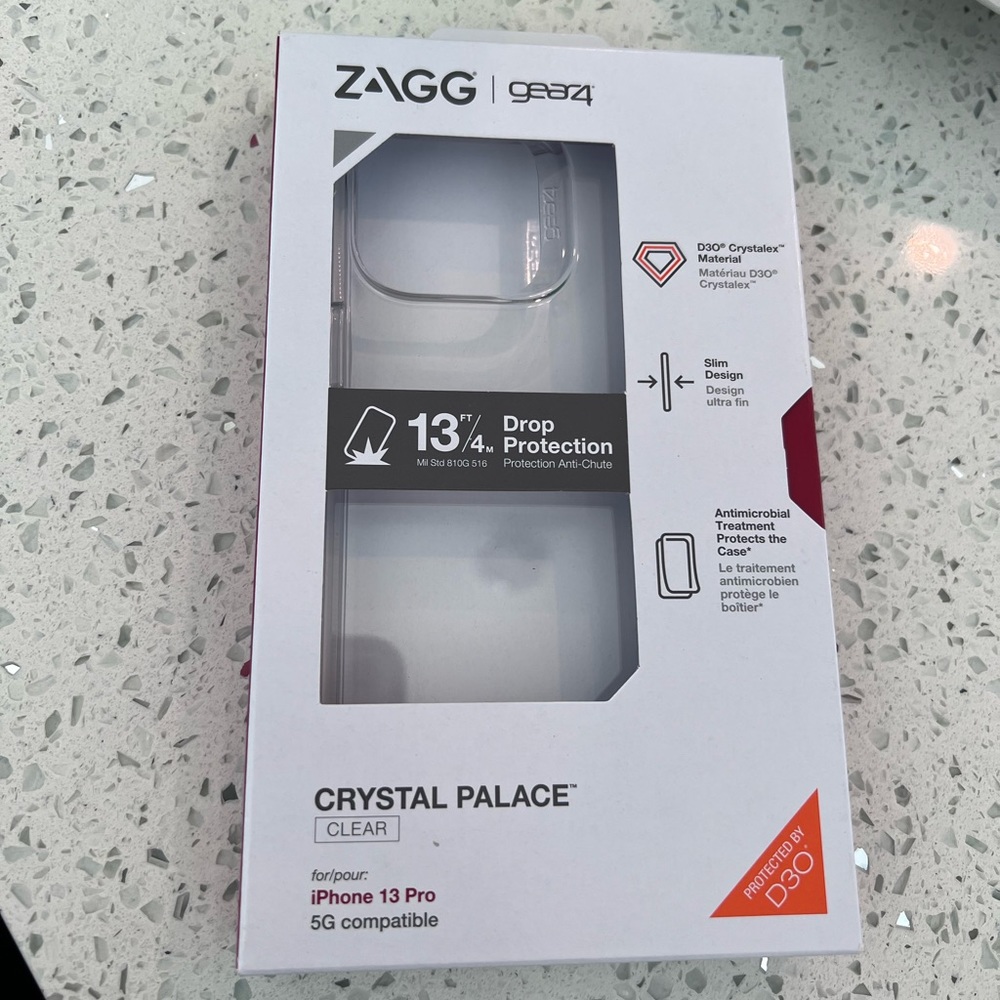 Brand new Zagg iPhone 13 pro clear case